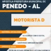 Apostila Motorista D Concurso Pref Penedo AL 2023