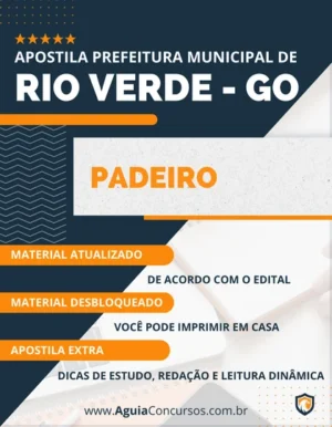 Apostila Padeiro Concurso Pref Rio Verde GO 2023