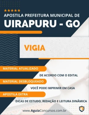 Apostila Vigia Concurso Pref Uirapuru GO 2023