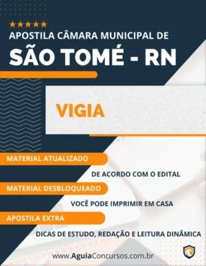 Apostila Vigia Concurso Câmara São Tomé RN 2023