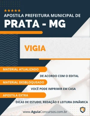 Apostila Vigia Concurso Prefeitura de Prata MG 2023