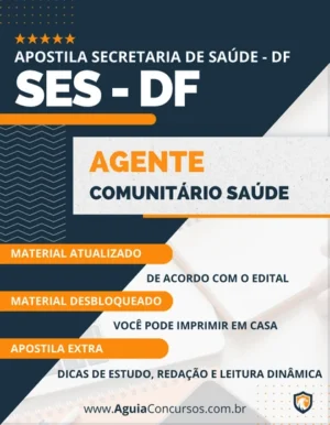 Apostila Agente Comunitário Saúde SES DF 2023