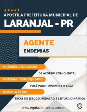 Apostila Agente Endemias Pref Laranjal PR 2023