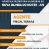 Apostila Agente Fiscal Terras Pref Nova Olinda do Norte AM 2023