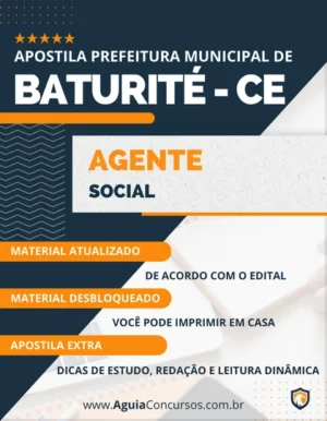Apostila Agente Social Pref Baturité CE 2023