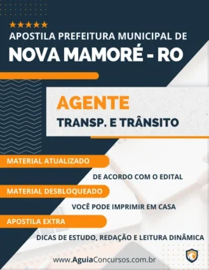 Apostila Agente Transporte e Trânsito Pref Nova Mamoré RO 2023