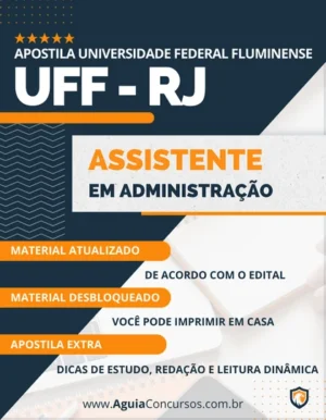 Apostila Assistente Administração Concurso UFF RJ 2023