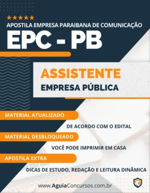 Apostila Assistente Empresa Pública EPC PB 2023