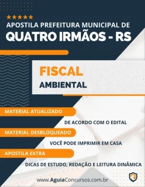 Apostila Fiscal Ambiental Pref Quatro Irmãos RS 2023