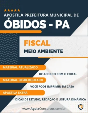 Apostila Fiscal Meio Ambiente Pref Óbidos PA 2023