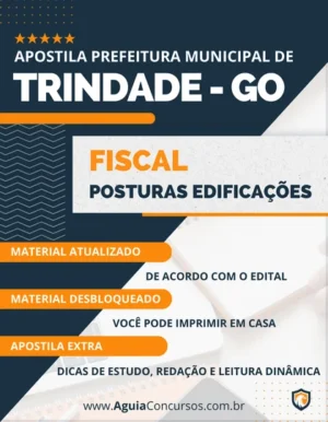 Apostila Fiscal Posturas Edificações Pref Trindade GO 2023