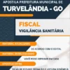 Apostila Fiscal Vigilância Sanitária Pref Turvelândia GO 2023