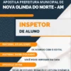 Apostila Inspetor Aluno Pref Nova Olinda do Norte AM 2023