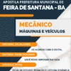 Apostila Mecânico Pref Feira de Santana BA 2023