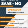 Apostila Operador Máquinas Pesadas SAAE Unaí MG 2023