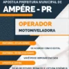 Apostila Operador Motoniveladora Pref Ampére PR 2023