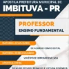 Apostila Professor Ensino Fundamental Pref Imbituva PR 2023