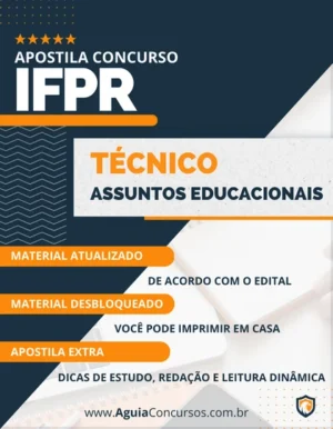 Apostila Técnico Assuntos Educacionais Concurso IFPR 2023