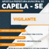 Apostila Vigilante Concurso Pref Capela SE 2023