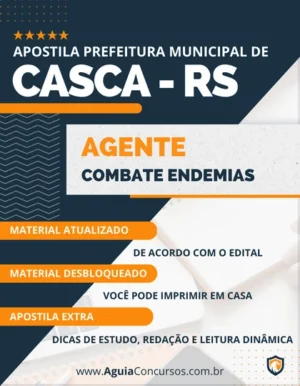 Apostila Agente Combate Endemias Pref Casca RS 2023