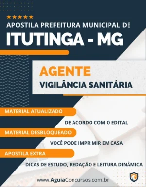 Apostila Agente Vigilância Sanitária Pref Itutinga MG 2023