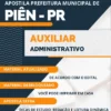 Apostila Auxiliar Administrativo Pref Piên PR 2023