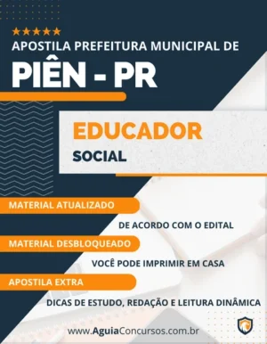 Apostila Educador Social Pref Piên PR 2023