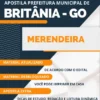 Apostila Merendeira Concurso Pref Britânia GO 2023