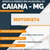 Apostila Motorista Concurso Pref Caiana MG 2023