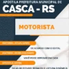 Apostila Motorista Concurso Pref Casca RS 2023