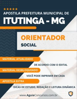 Apostila Orientador Social Pref Itutinga MG 2023