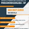 Apostila Secretário Escola Pref Pindamonhangaba SP 2023