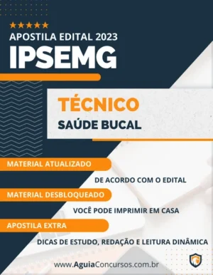 Apostila Técnico Saúde Bucal Concurso IPSEMG 2023