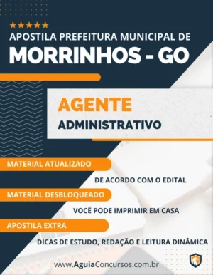 Apostila Agente Administrativo Pref Morrinhos GO 2023