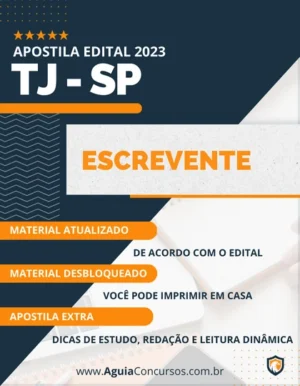 Apostila Escrevente Concurso TJ SP 2023