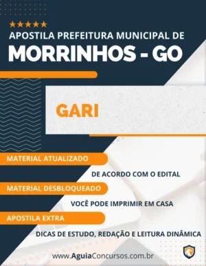 Apostila Gari Concurso Prefeitura Morrinhos GO 2023
