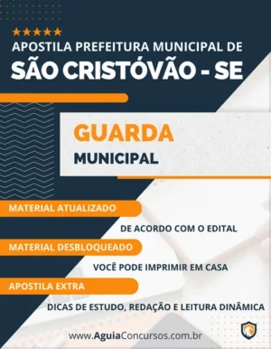 Apostila Guarda Municipal Pref São Cristóvão SE 2023