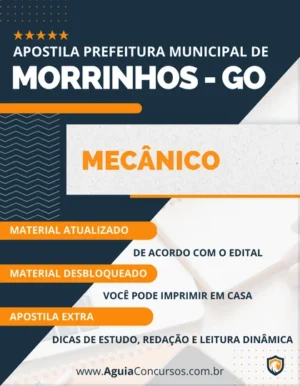 Apostila Mecânico Concurso Pref Morrinhos GO 2023