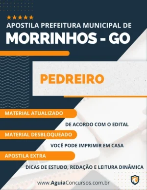 Apostila Pedreiro Concurso Pref Morrinhos GO 2023