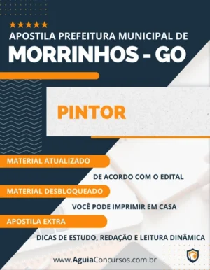 Apostila Pintor Concurso Pref Morrinhos GO 2023