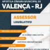 Apostila Assessor Legislativo Câmara Valença RJ 2023