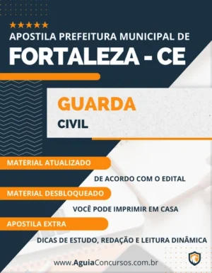 Apostila Guarda Municipal Pref Fortaleza CE 2023
