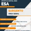 Apostila Sargento Área Geral Concurso ESA 2023
