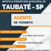 Apostila Agente Trânsito Pref Taubaté SP 2023