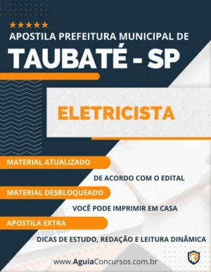 Apostila Eletricista Concurso Pref Taubaté SP 2023