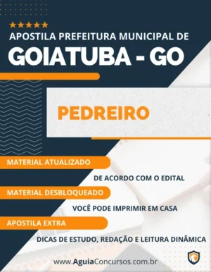 Apostila Pedreiro Concurso Pref Goiatuba GO 2023