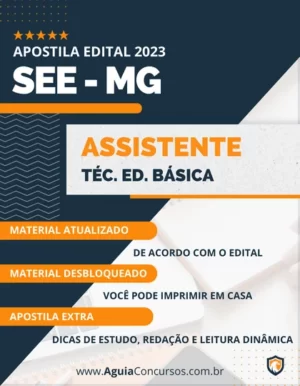 Apostila Assistente Técnico Educação Básica SEE MG 2023