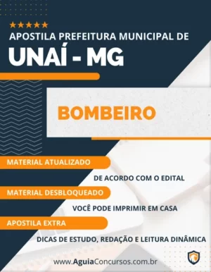 Apostila Bombeiro Concurso Pref Unaí MG 2023