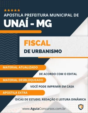 Apostila Fiscal Urbanismo Pref Unaí MG 2023