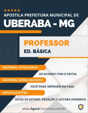 Apostila Professor Ed Básica Pref Uberaba MG 2023